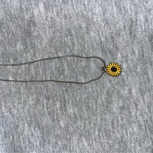 Sunflower Pendant Necklace